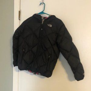 The North Face Reversible Girls Down Puffer Jacket Sz 14-16